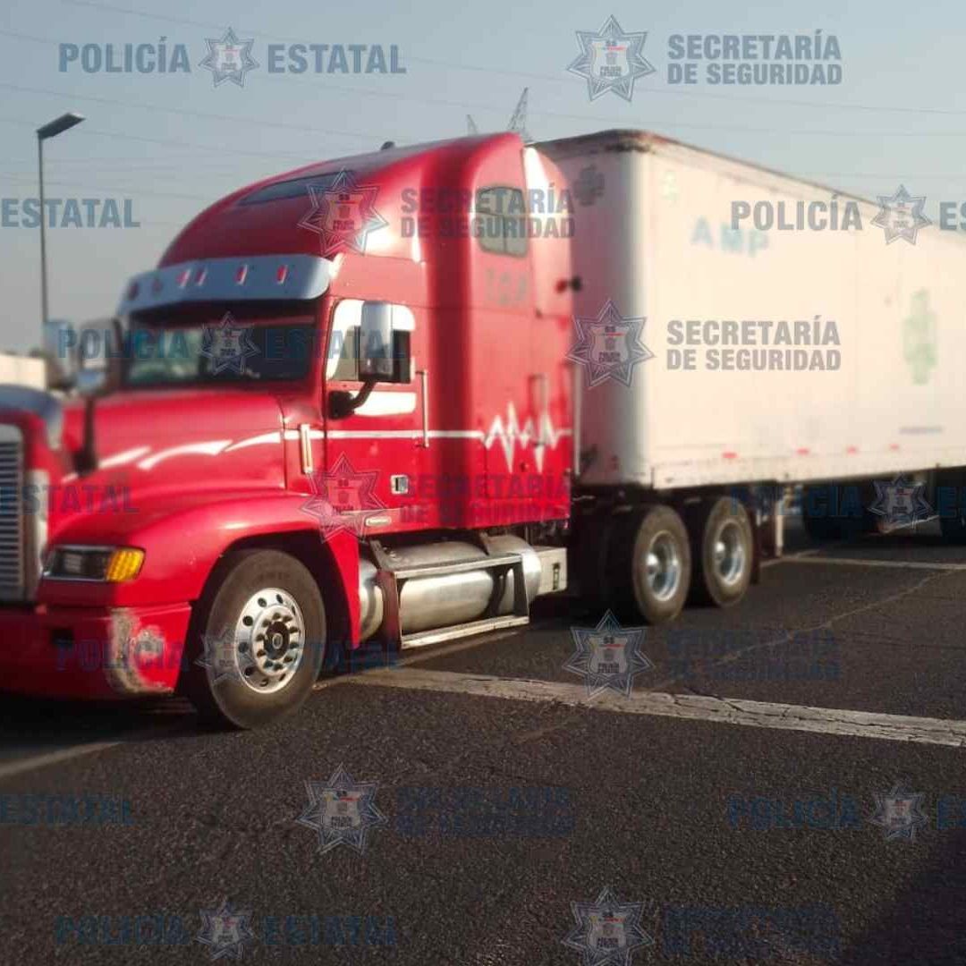 tráiler robado en Tultitlán