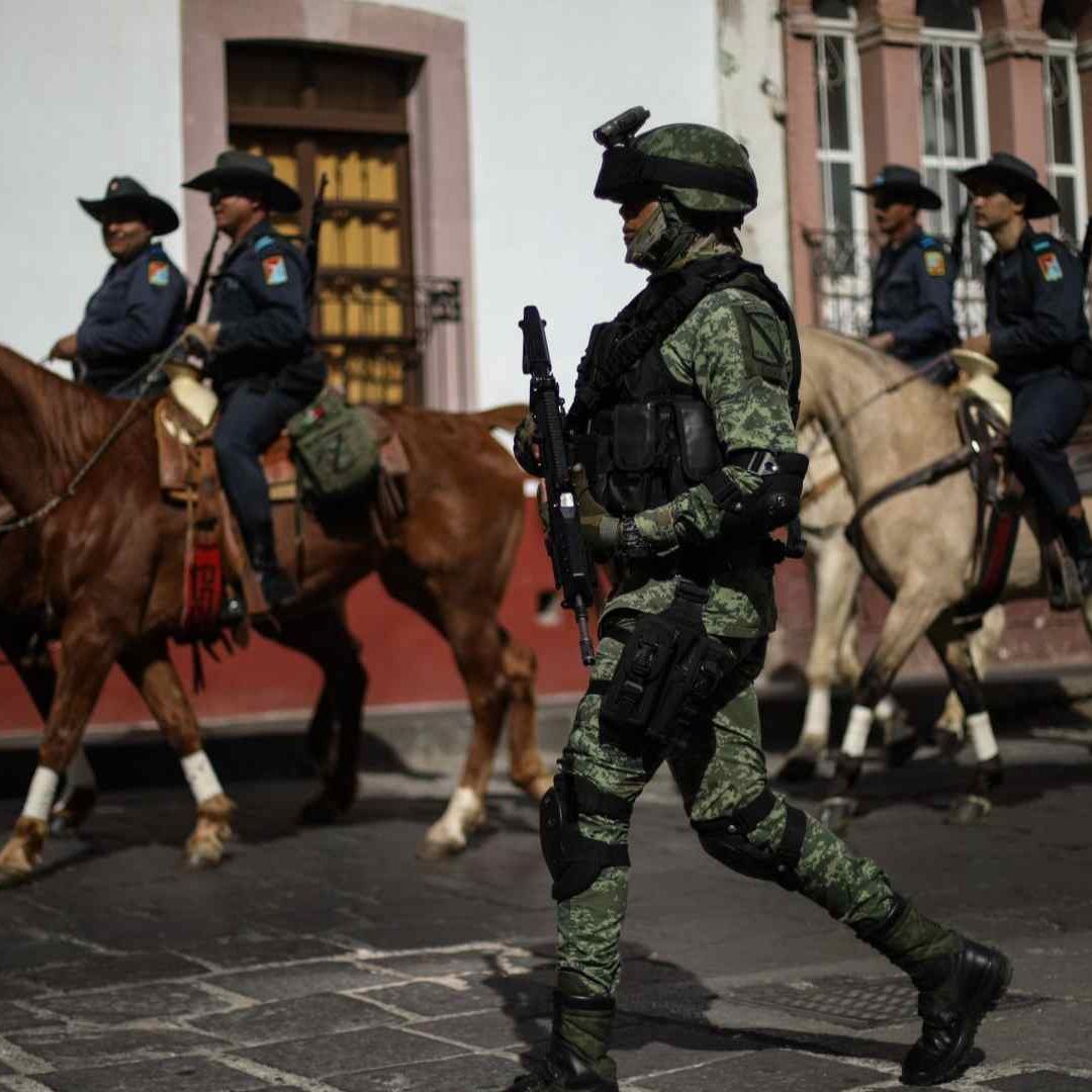 Operativo de seguridad en Guanajuato