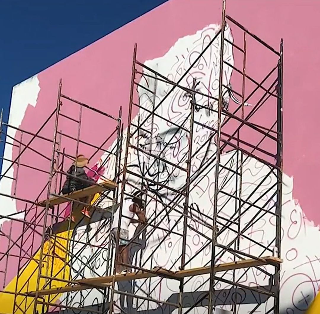 Mural urbano que rescata identidad cultural mexicana