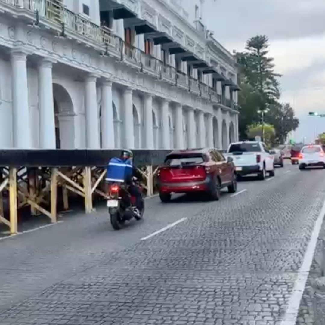 El motivo de estas afectaciones a la libre circulación en Xalapa, es por los preparativos del primer informe dela gobernadora