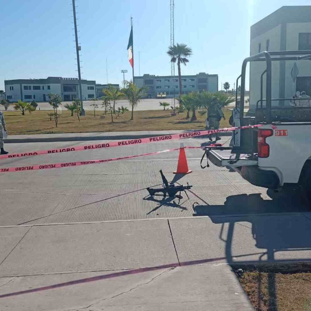 Autoridades resguardan zona tras un accidente con arma de fuego en Culiacán, Sinaloa