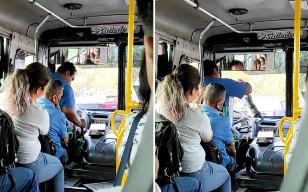 Video: Chófer de camión rompe palanca de cambios