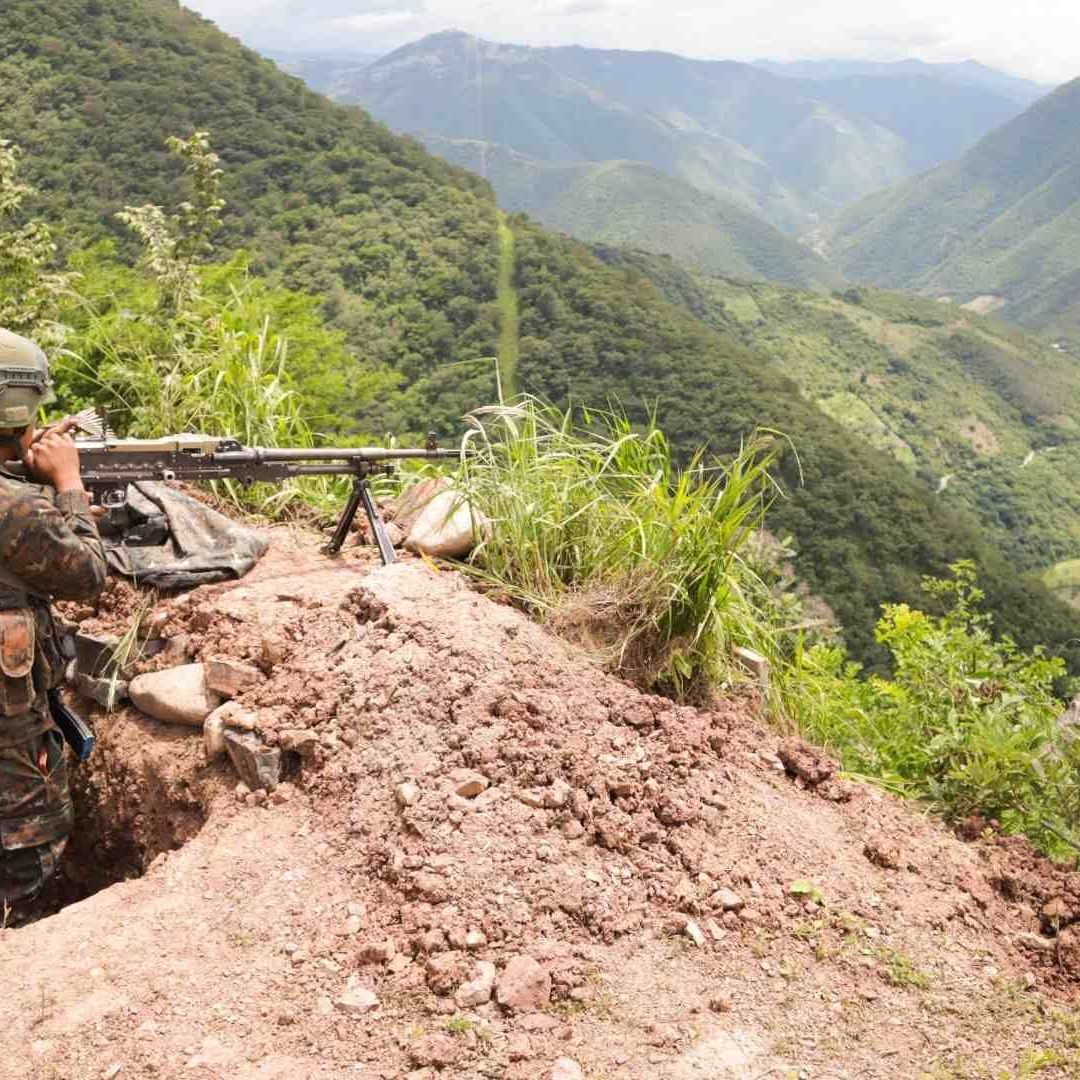Operativo del Ejército de Guatemala en la frontera con México
