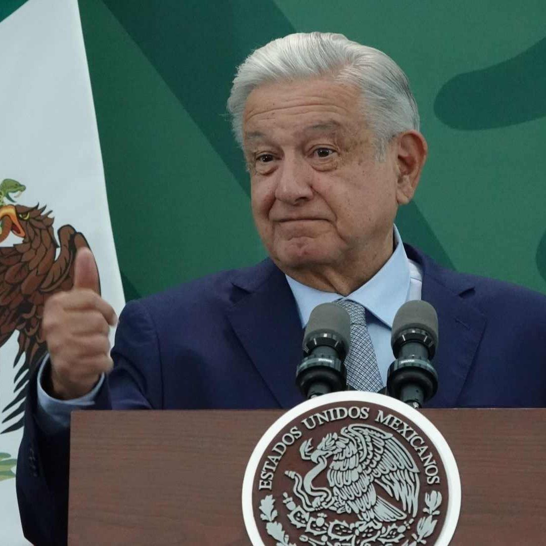 Andrés Manuel López Obrador, durante la conferencia matutina del 9 de marzo