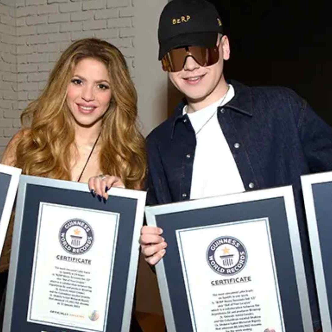 Shakira y Bizarrap obtienen Récord Guinness por ‘Music Sessions #53'