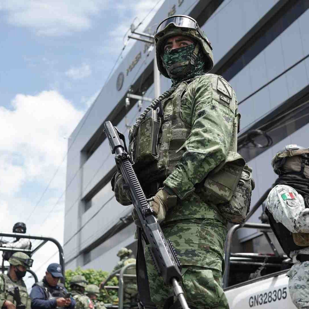 Operativo de seguridad en Uruapan, Michoacán