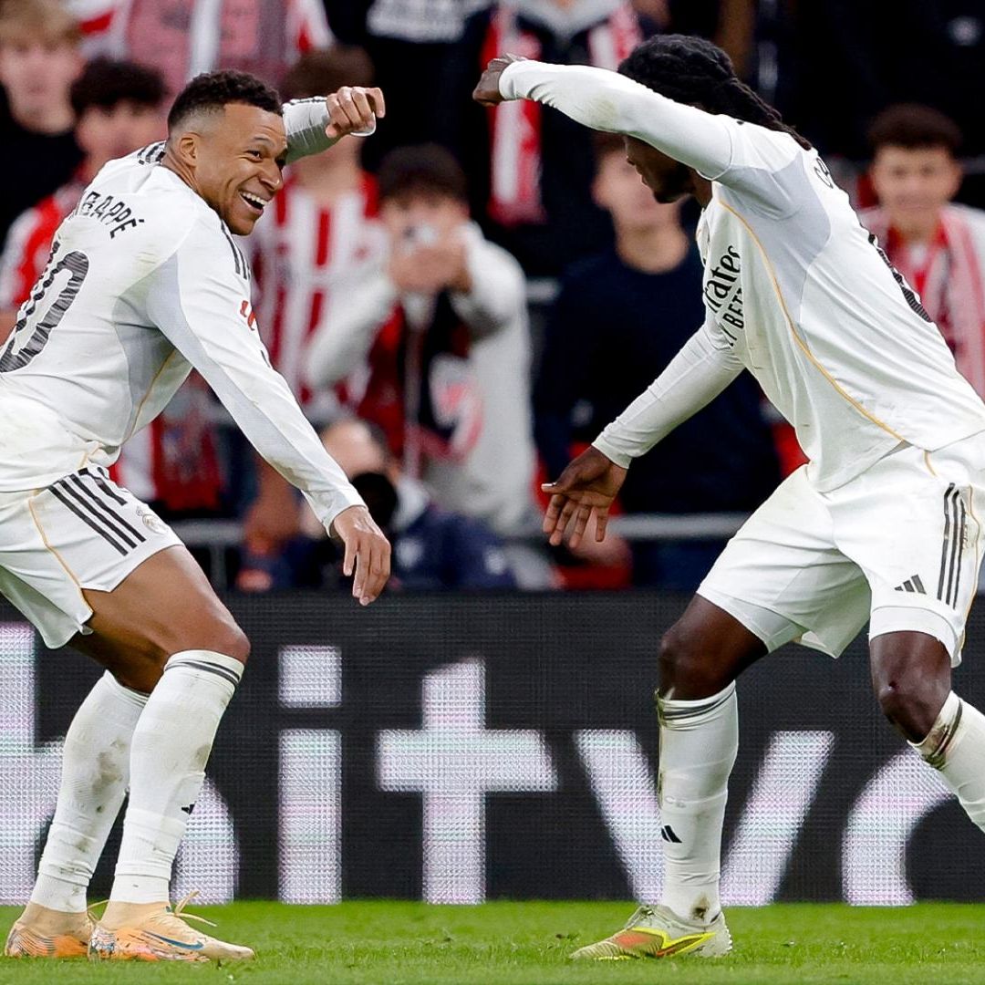 Mbappé y Camavinga hicieron los goles con los que el Real Madrid superó al Athletic.