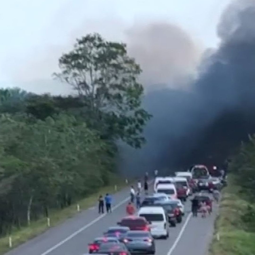 Fuerte choque en una carretera de Chiapaa; hay al menos 10 muertos