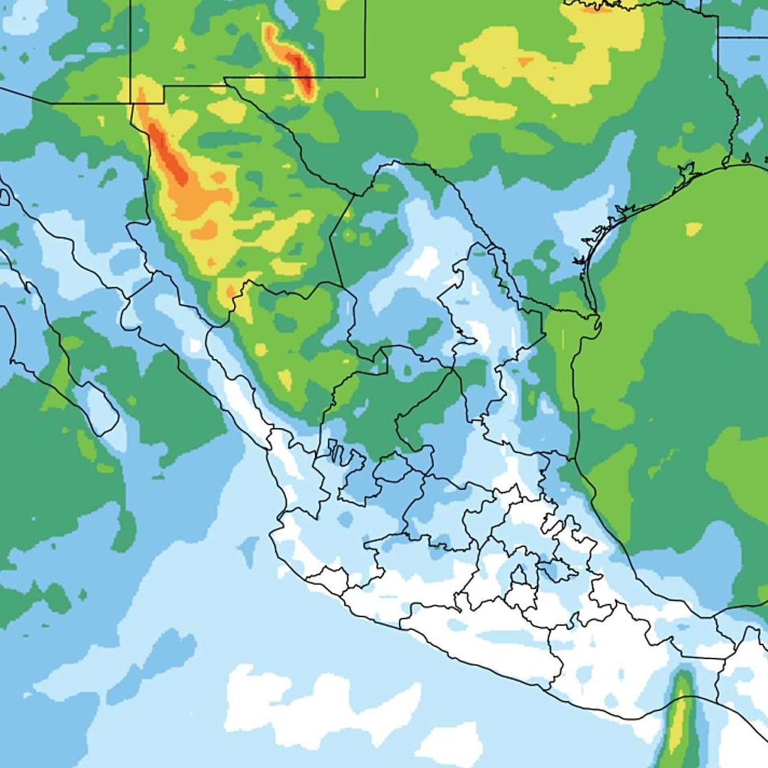 Pronóstico de ráfaga máxima de viento para este 03 de diciembre de 2025. Foto: SMN
