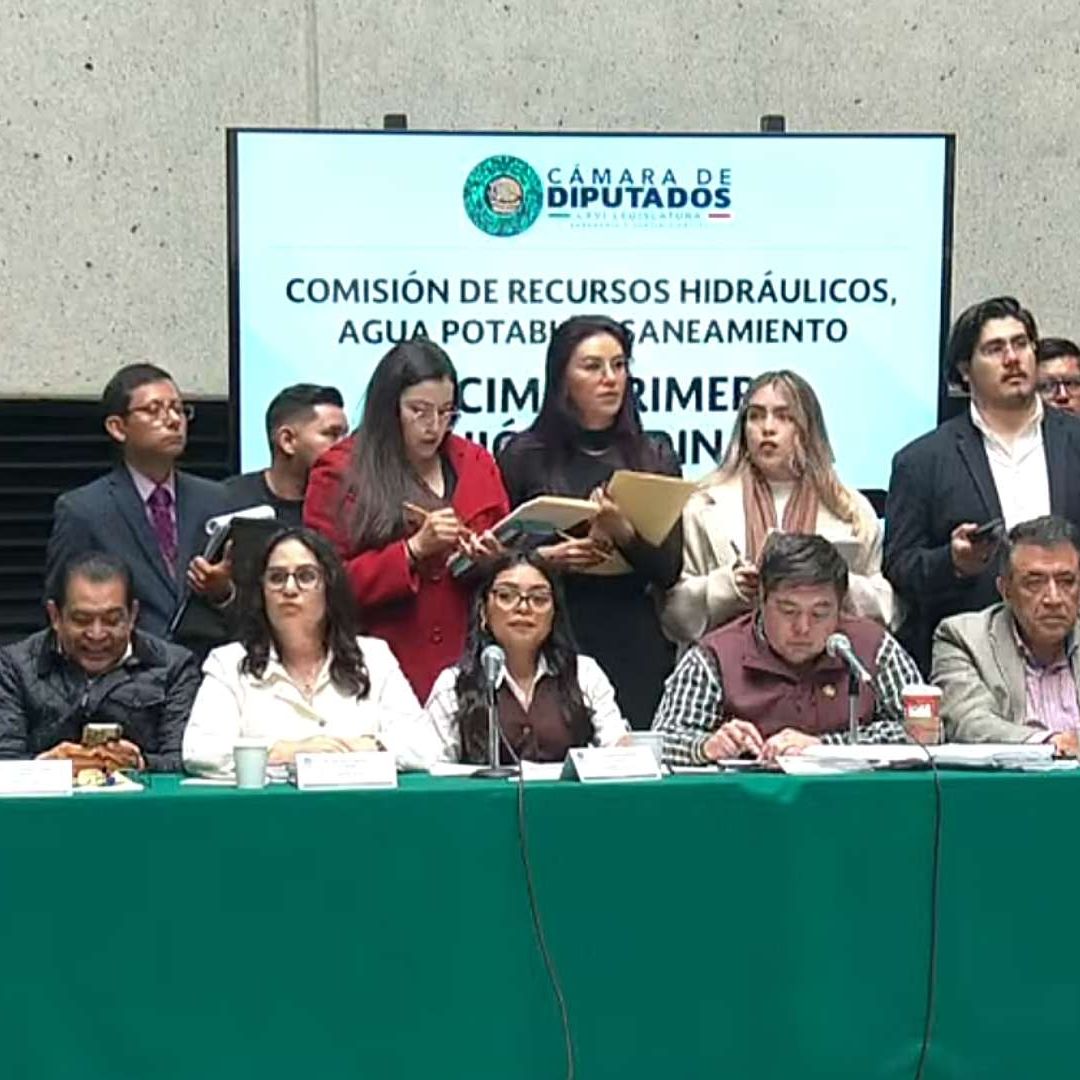 Comisión de Recursos Hidráulicos, Agua Potable y Saneamiento. Foto: Canal del Congreso