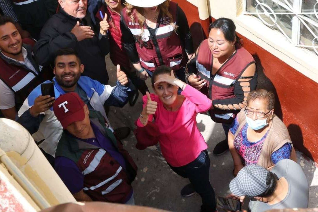 Sheimbaun visita la alcaldía Cuauhtémoc como parte del Programa Bienestar en tu colonia