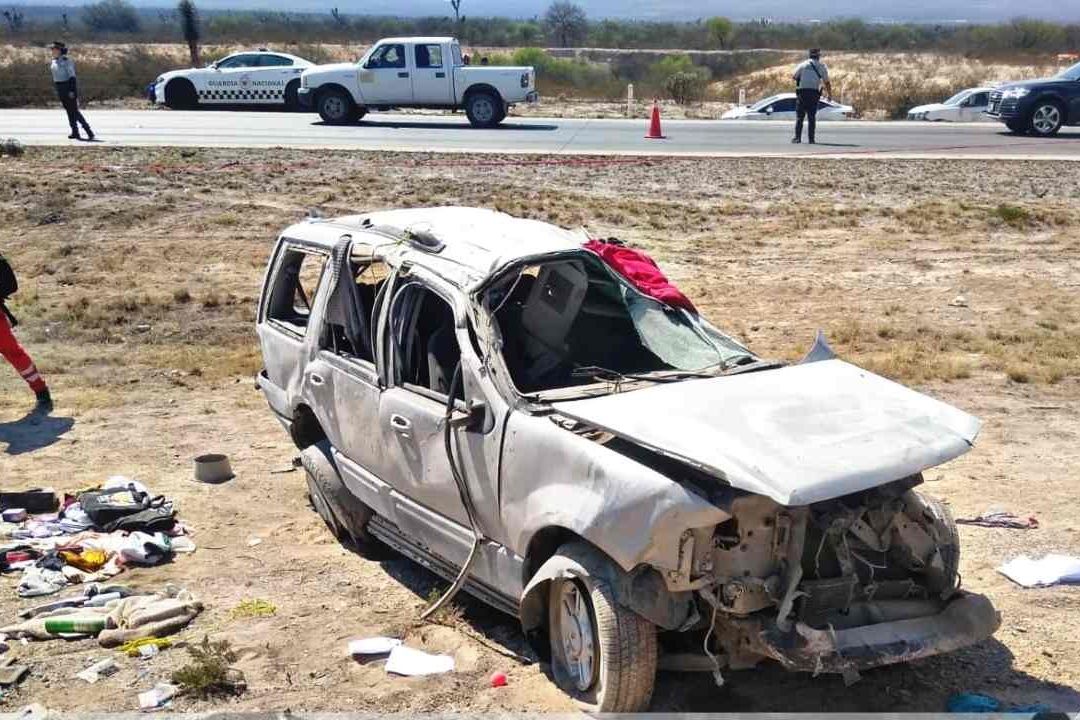Accidente en Nuevo León deja cinco personas muertas