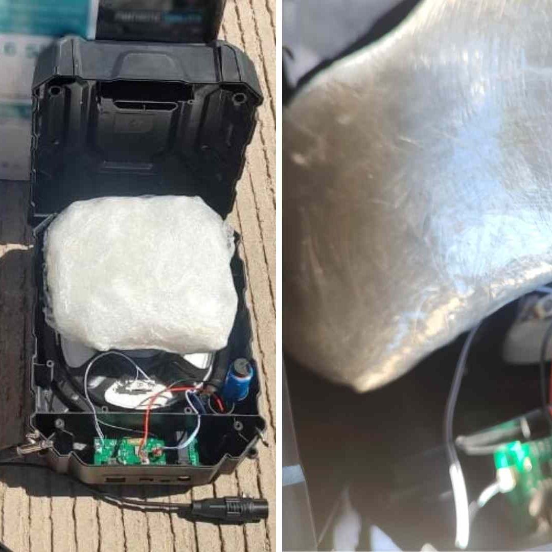Guardia Nacional Asegura Bocinas con Droga en Culiacán