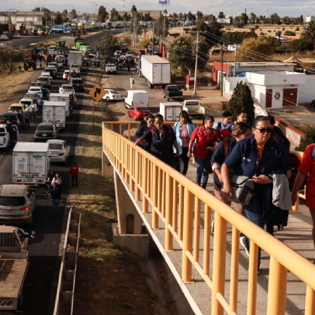 Carreteras Bloqueadas en México Hoy. Foto: Cuartoscuro
