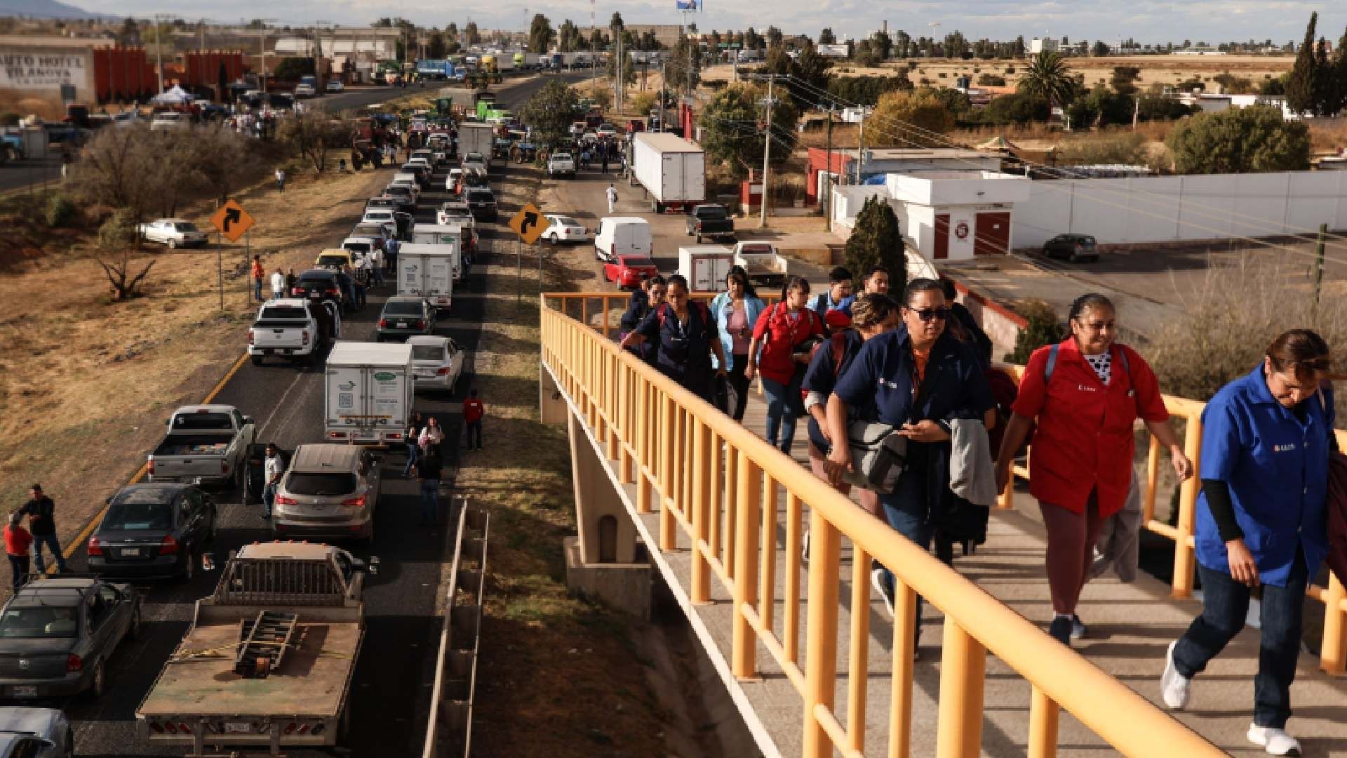 Carreteras Bloqueadas en México Hoy. Foto: Cuartoscuro
