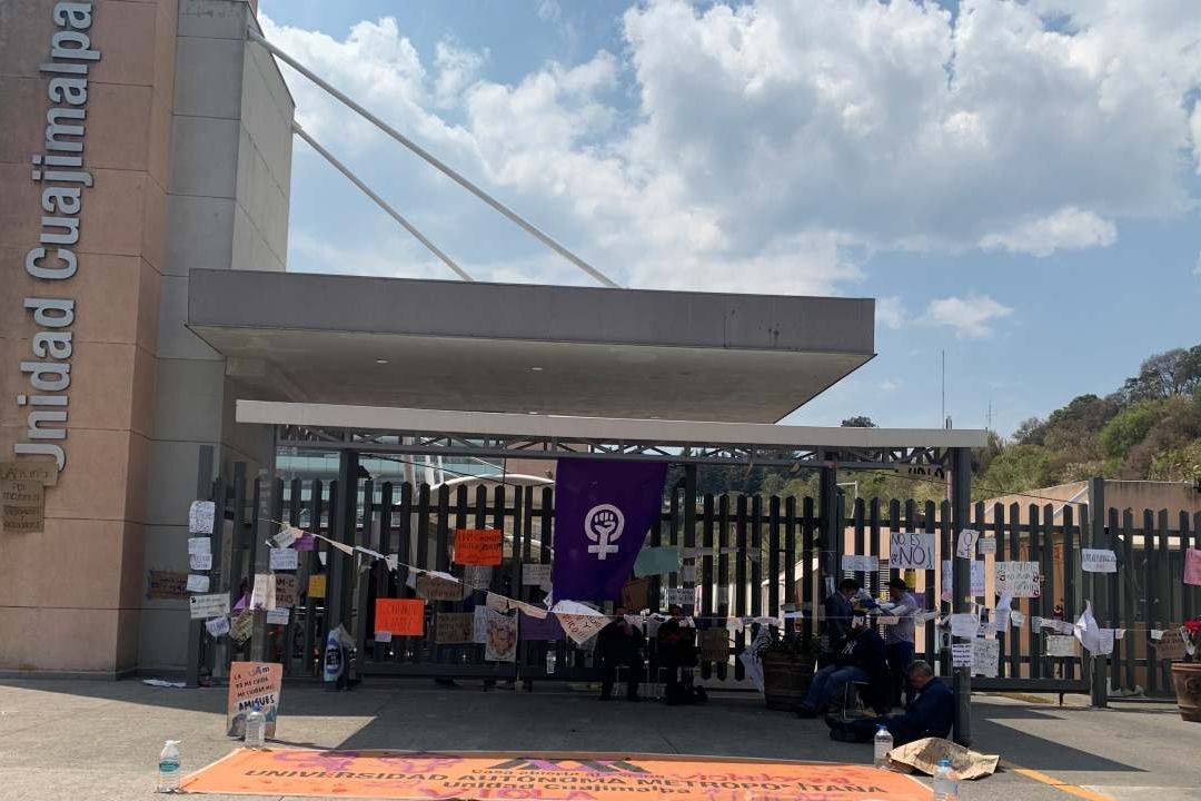 paro en la UAM Cuajimalpa por caso de violación y denuncias de acoso