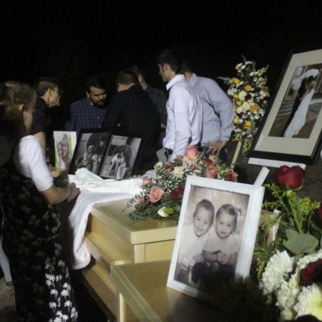 Funeral de integrantes de la familia LeBarón