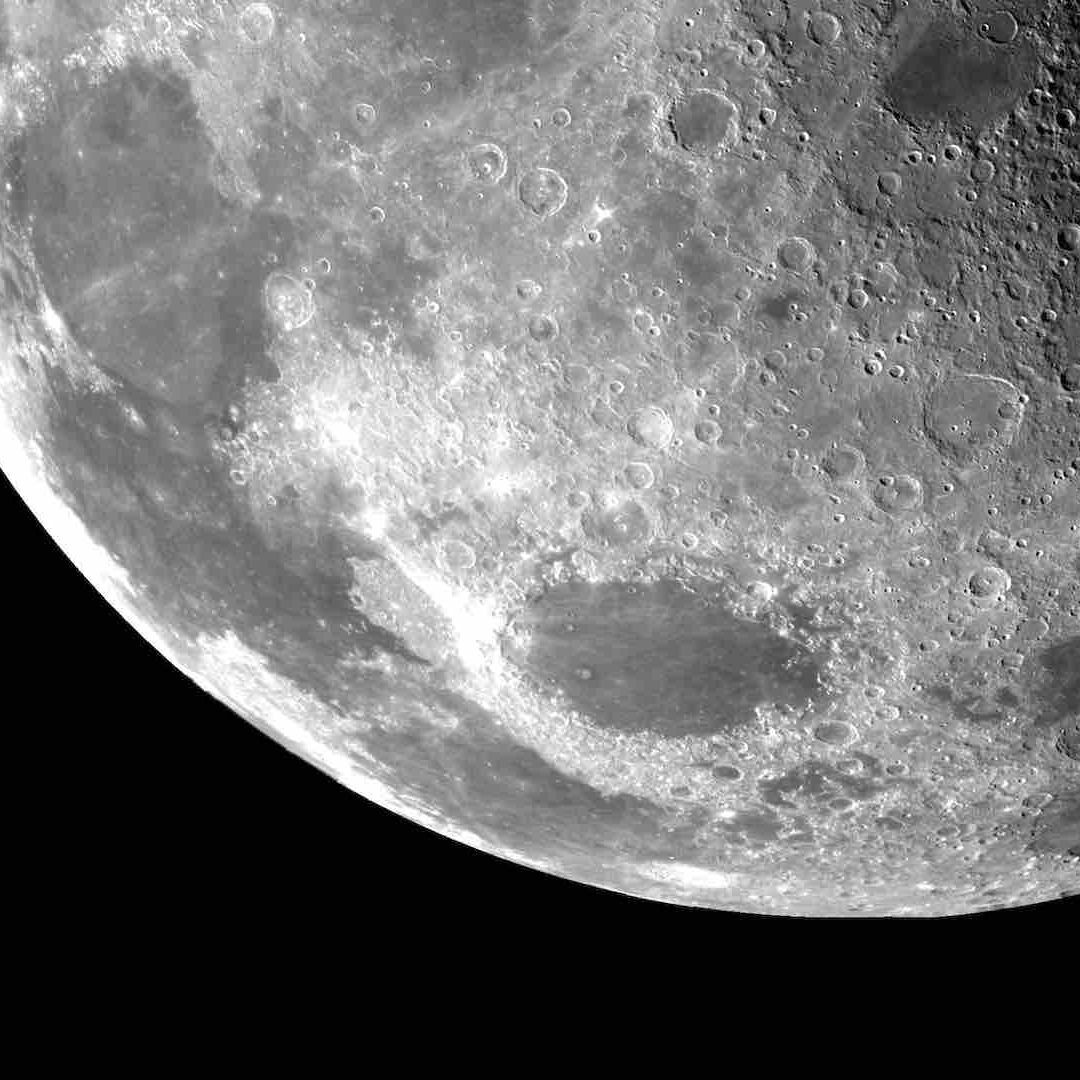 Imagen de la Luna tomada por la NASA