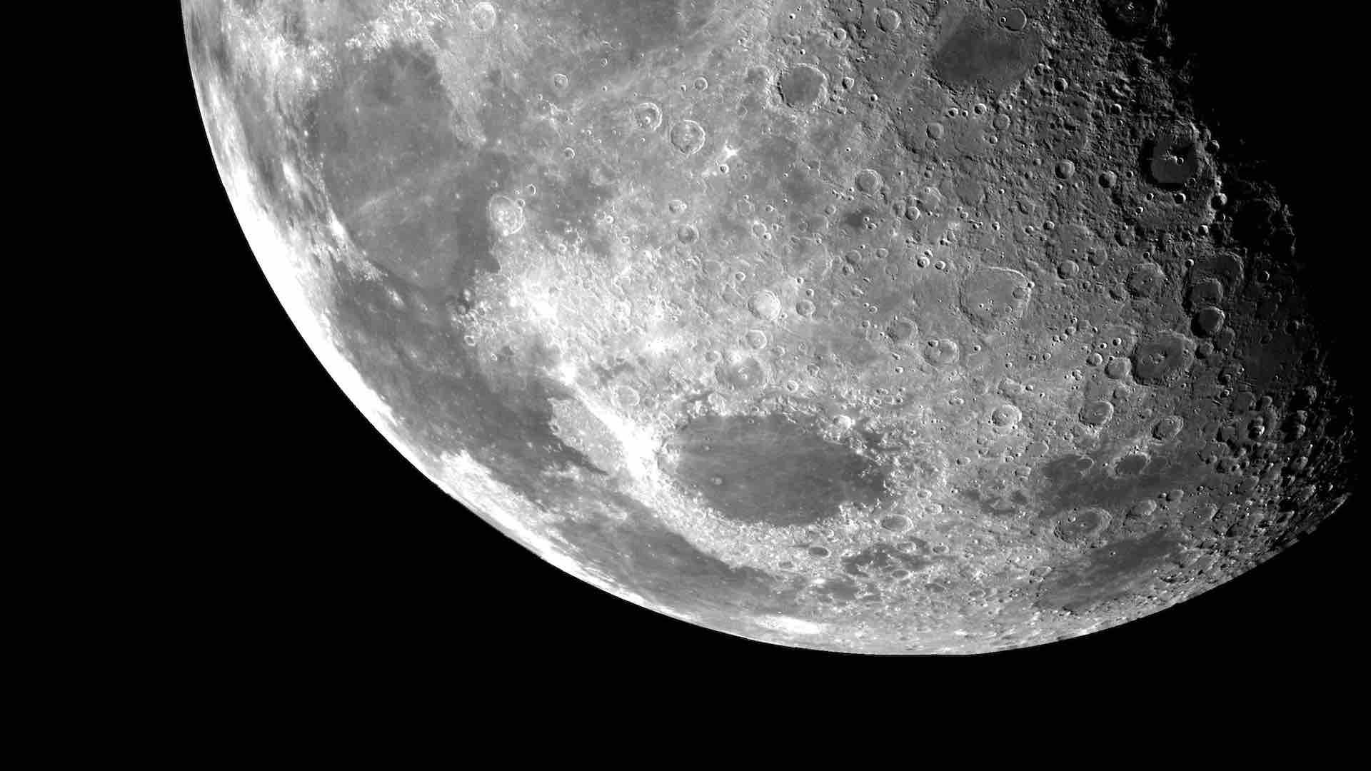 Imagen de la Luna tomada por la NASA