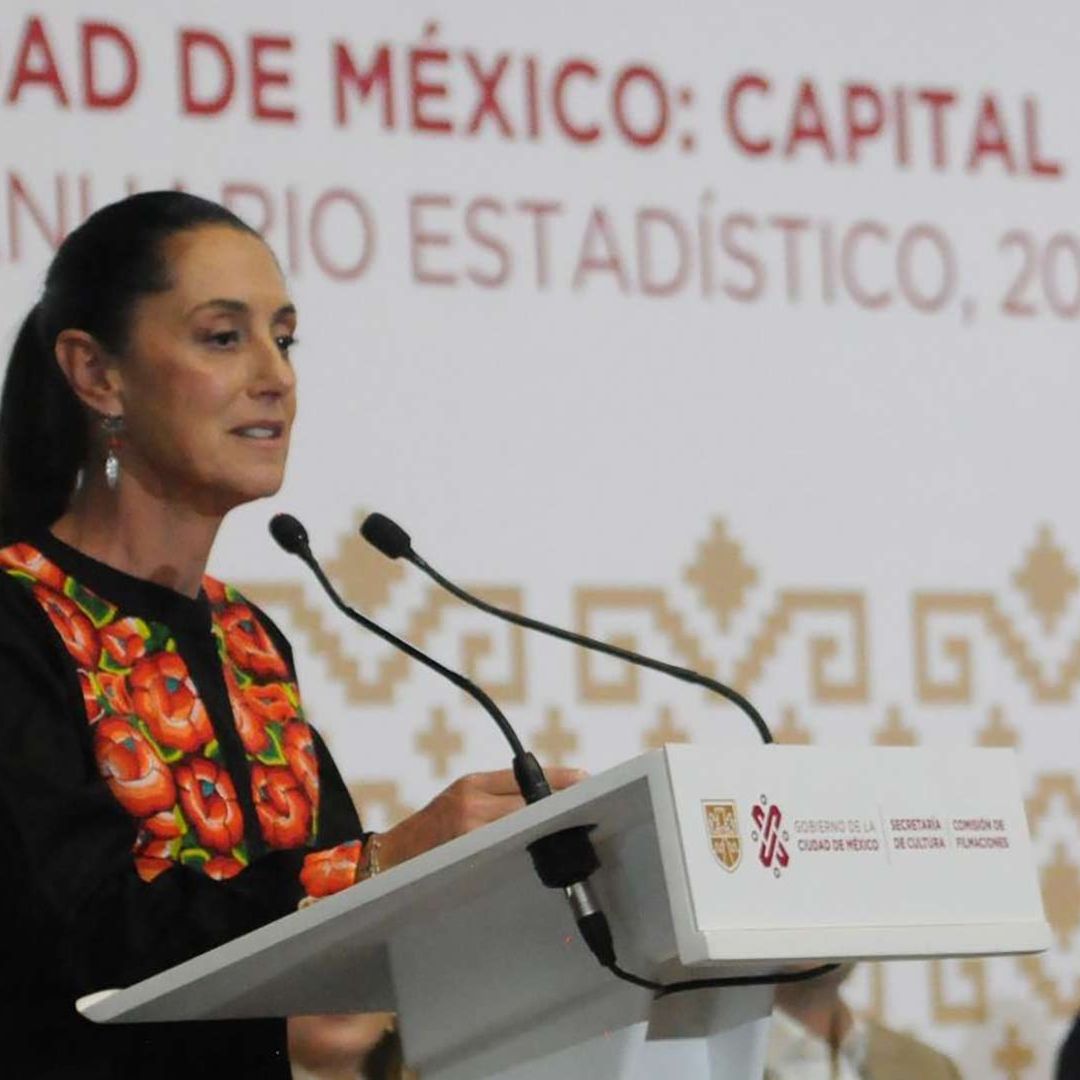 Claudia Sheinbaum recibió el Reconocimiento por el Liderazgo en la Industria Audiovisual