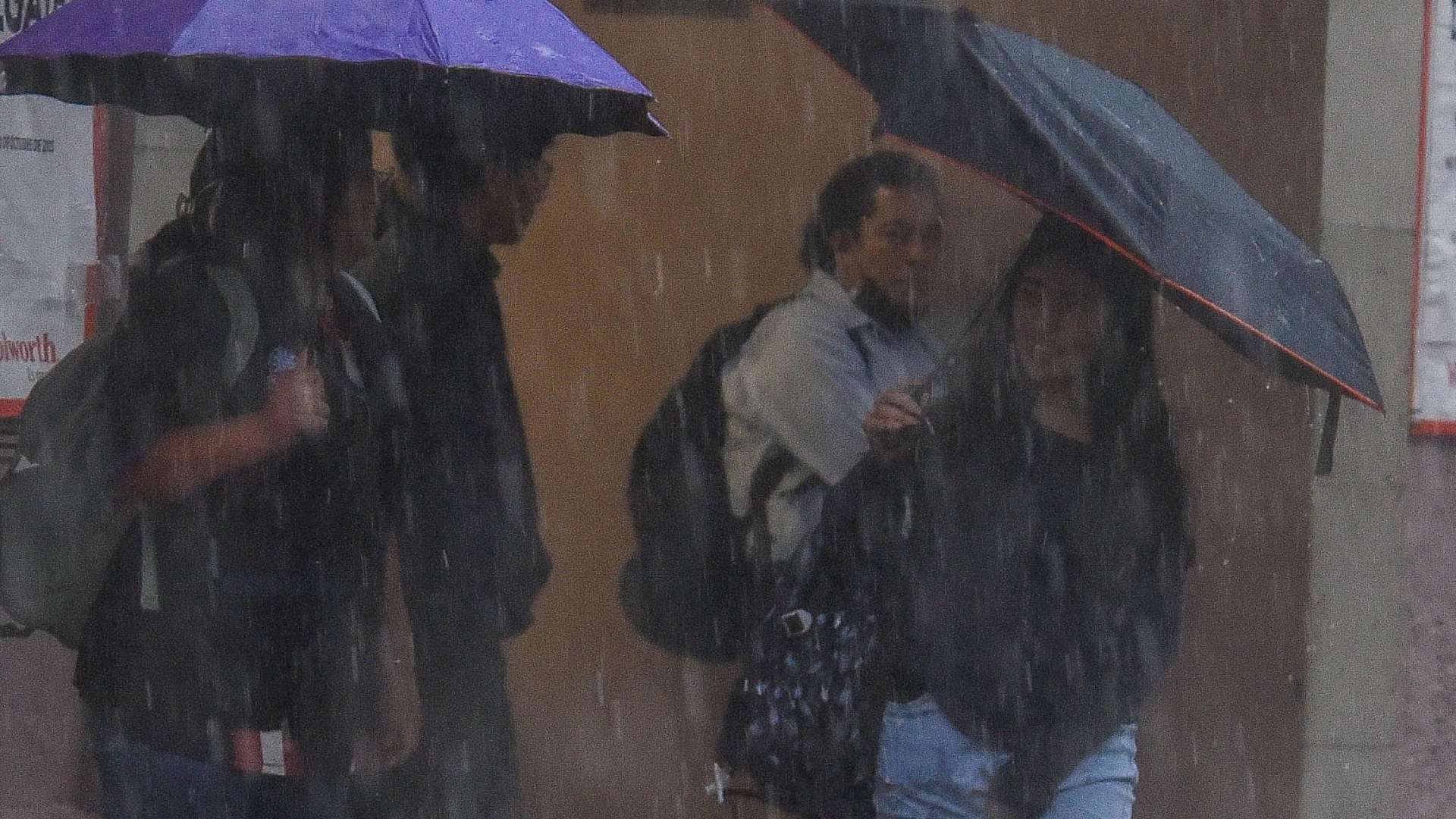 Lluvia en el Valle de México en octubre 2025. Foto: Cuartoscuro | Archivo