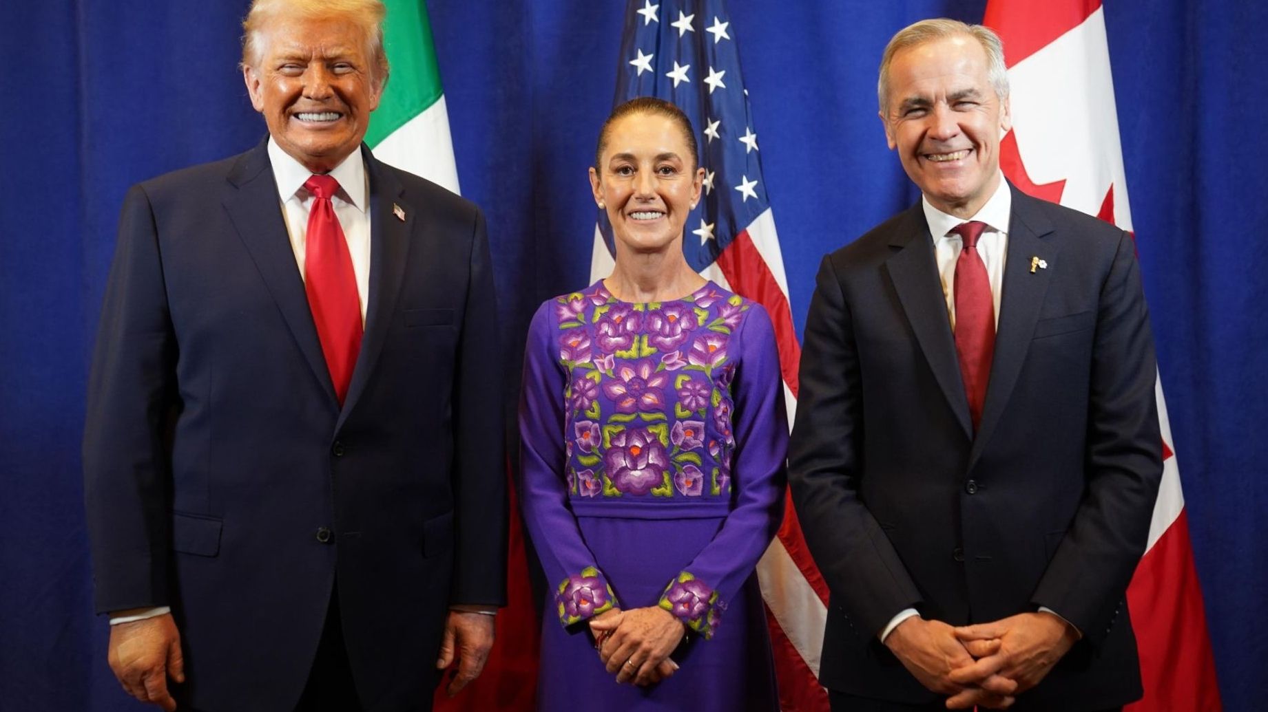 Sheinbaum Se Reúne por Primera Vez en Persona con Donald Trump, Durante Sorteo del Mundial 2026