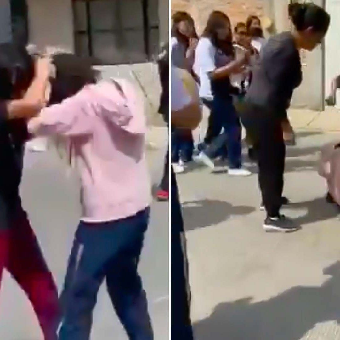 Video: Adultas apoyan pelea entre alumnas en Celaya