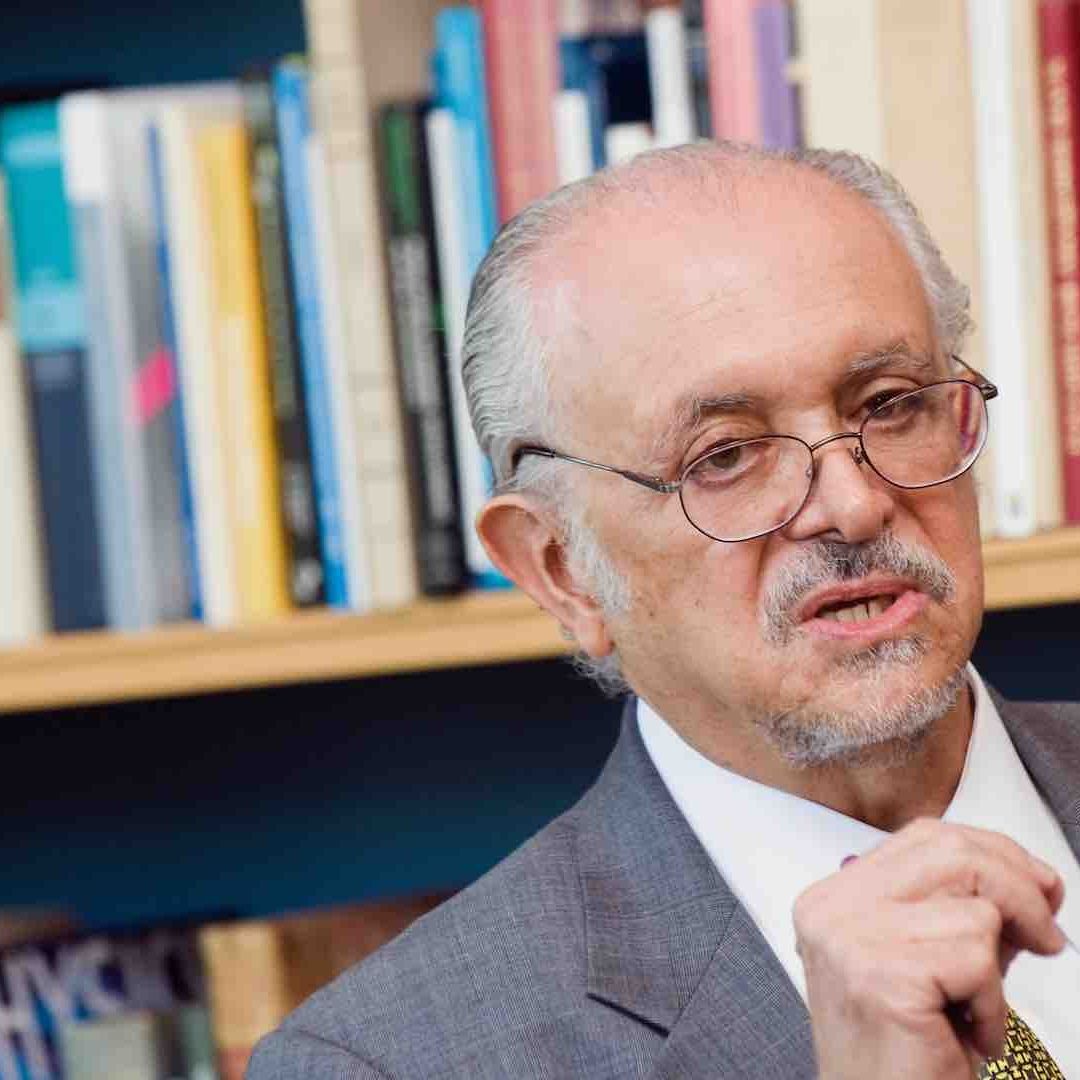 Mario Molina durante una coferencia de prensa en 2011