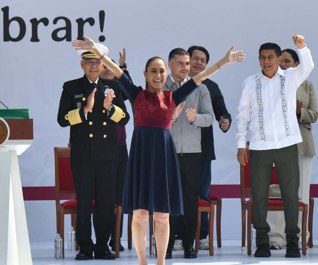 Claudia Sheinbaum en el Zócalo. Foto: Cuartoscuro