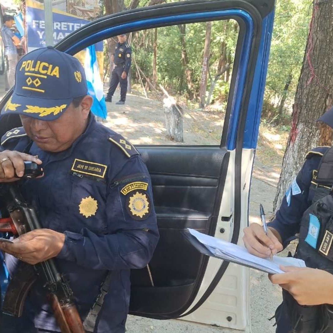 Operativo de seguridad en Guatemala.