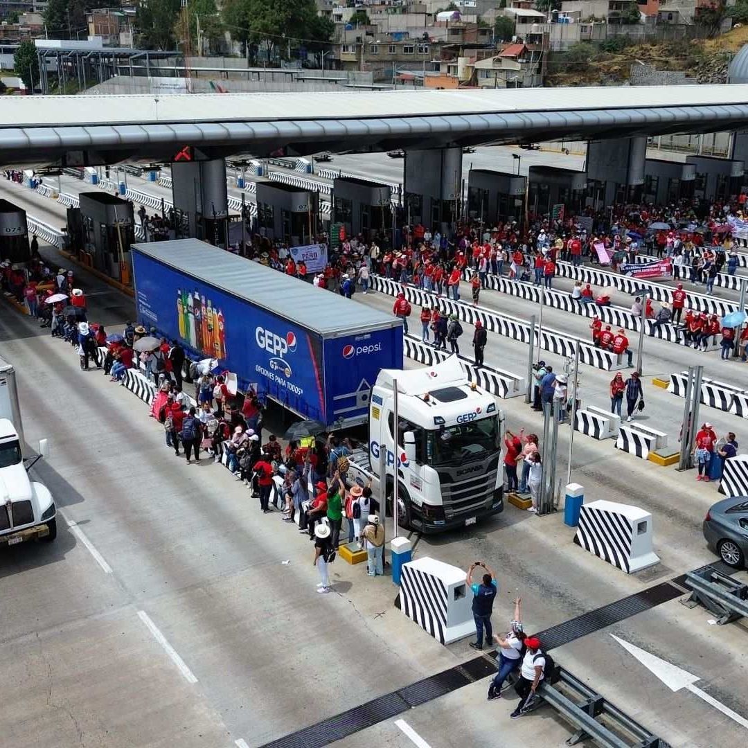 Caseta México-Cuernavaca, en la alcaldía Tlalpan, CDMX