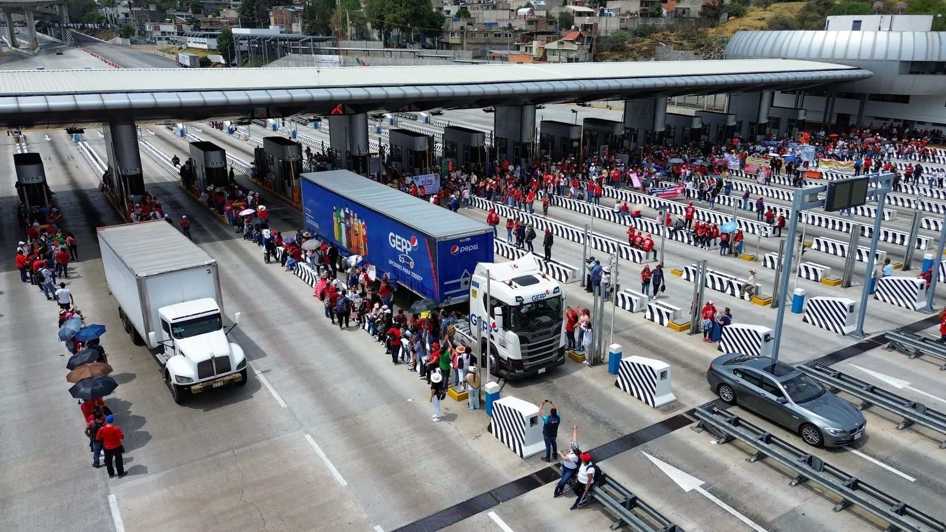Caseta México-Cuernavaca, en la alcaldía Tlalpan, CDMX
