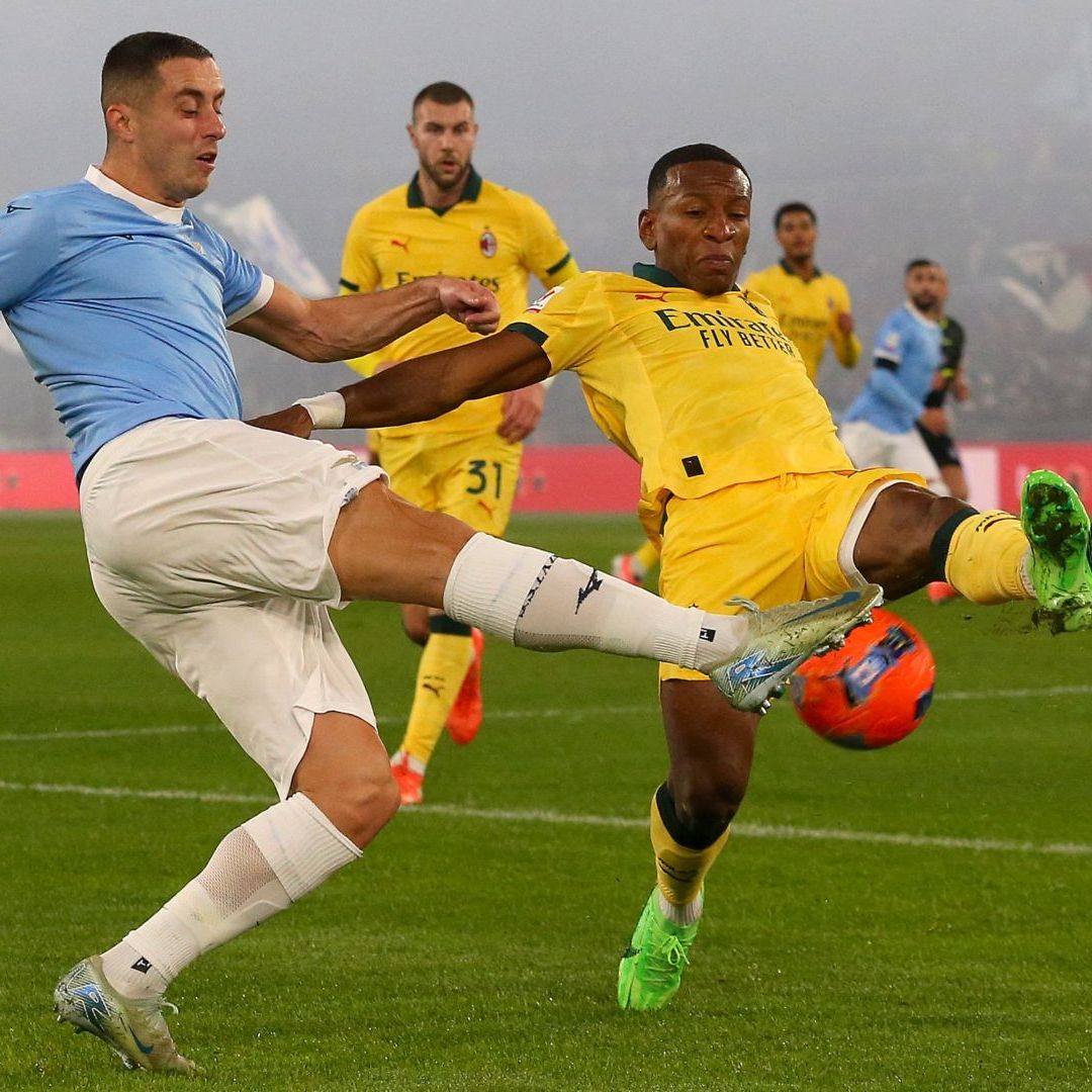 En octavos de final de la Copa Italia 2025, la Lazio recibió al Milán en el Estadio Olímpico de Roma.