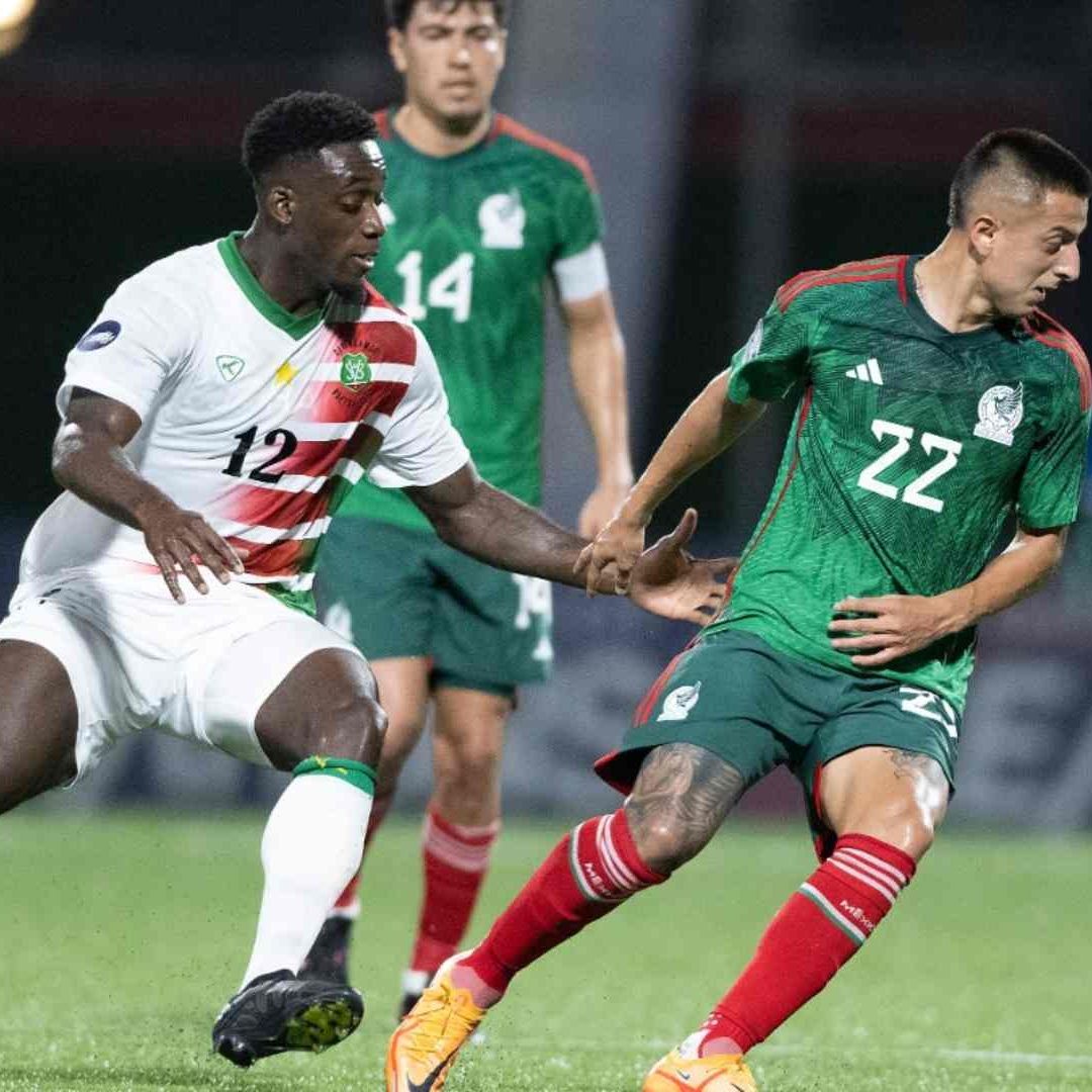 La Selección Mexicana de Futbol contra Surinam en la Liga de Naciones de Concacaf
