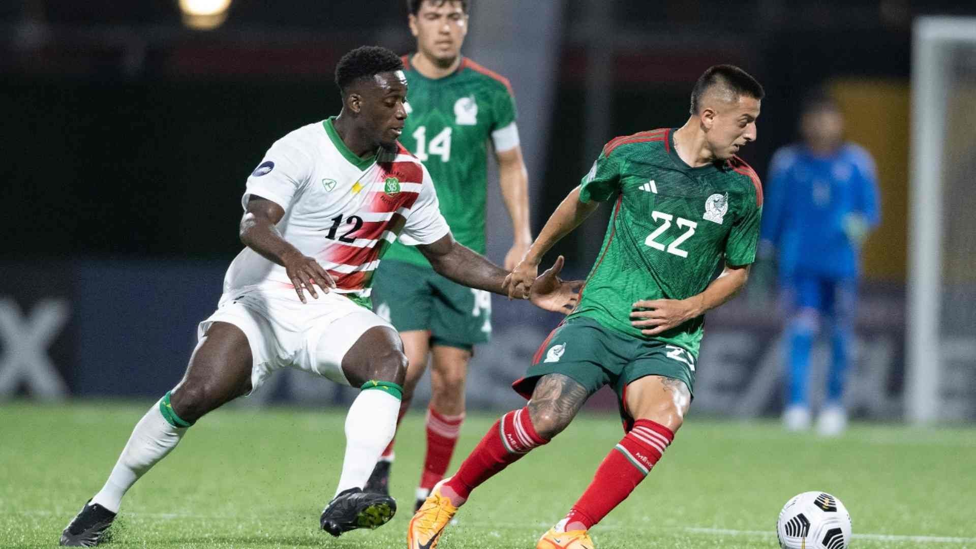 La Selección Mexicana de Futbol contra Surinam en la Liga de Naciones de Concacaf