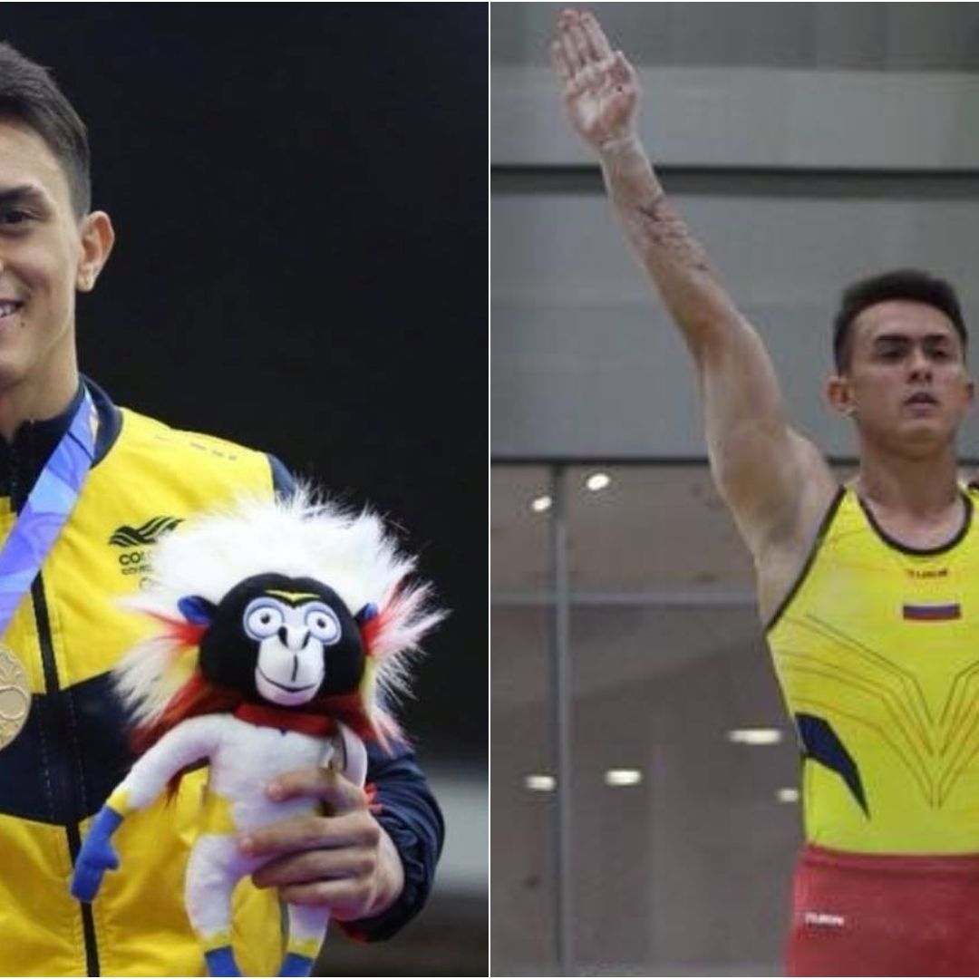 Jossimar Calvo, quien resultó herido por un ataque con explosivos, ha ganado varias medallas a nivel internacional en competencia de gimnasia.