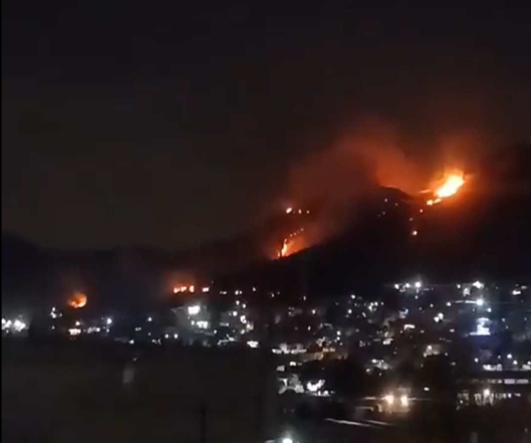 Incendio en Ecatepec. Foto: REdes Sociales