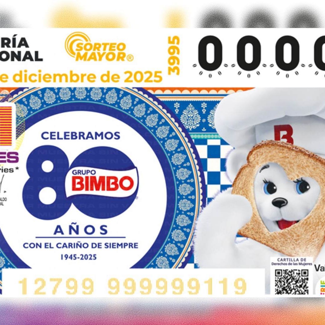 Sorteo Mayor Lotería Nacional 2 de Diciembre 2025