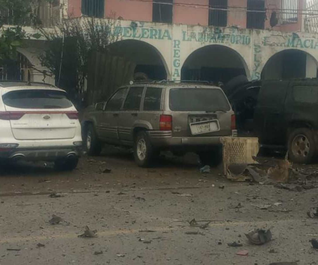 Coche Bomba Explota en Michoacán. Foto: PRI Oficial México