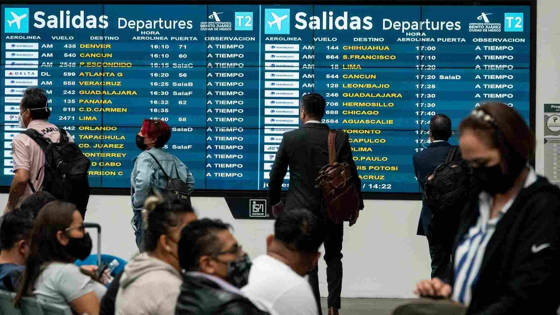 AICM publica sus horarios de vuelos no los de aerolíneas