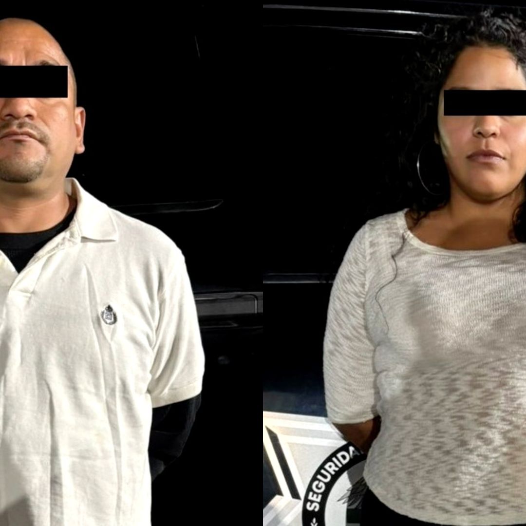 Pareja detenida por Policía de Monterrey