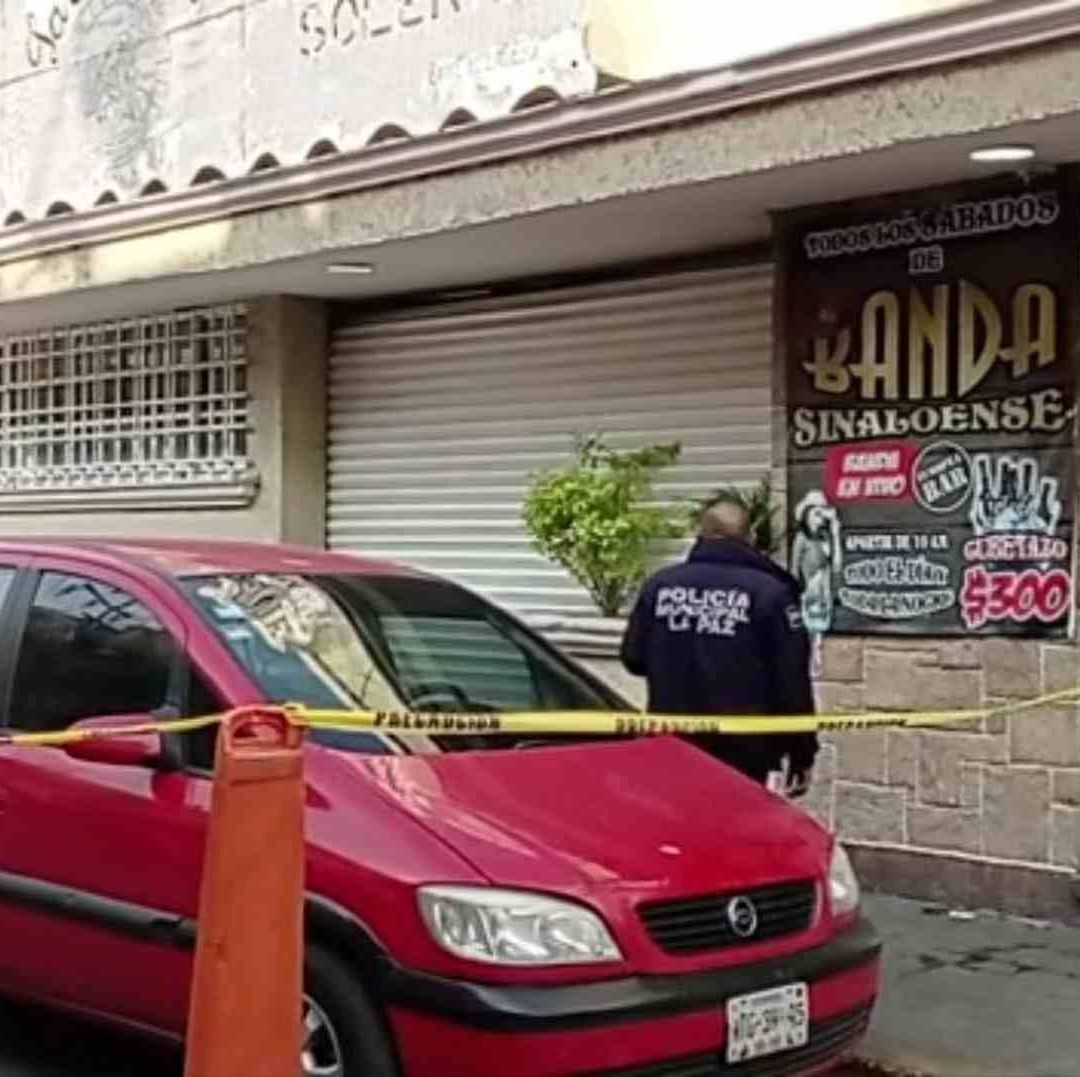 Balacera en La Paz deja 6 Lesionados, a un Costado de Palacio Municipal