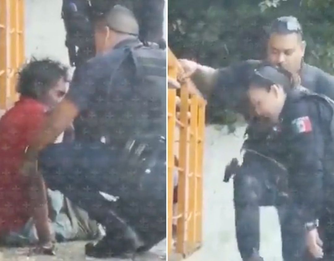 Video: Policías de Guadalajara agreden a indigente