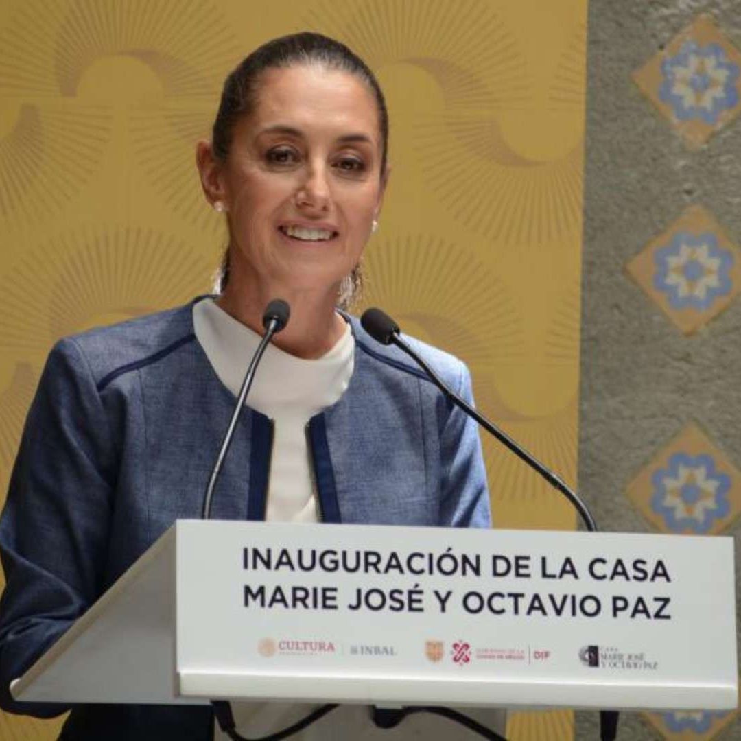 Inauguran Casa Marie José y Octavio Paz Con Presencia de Claudia Sheinbaum