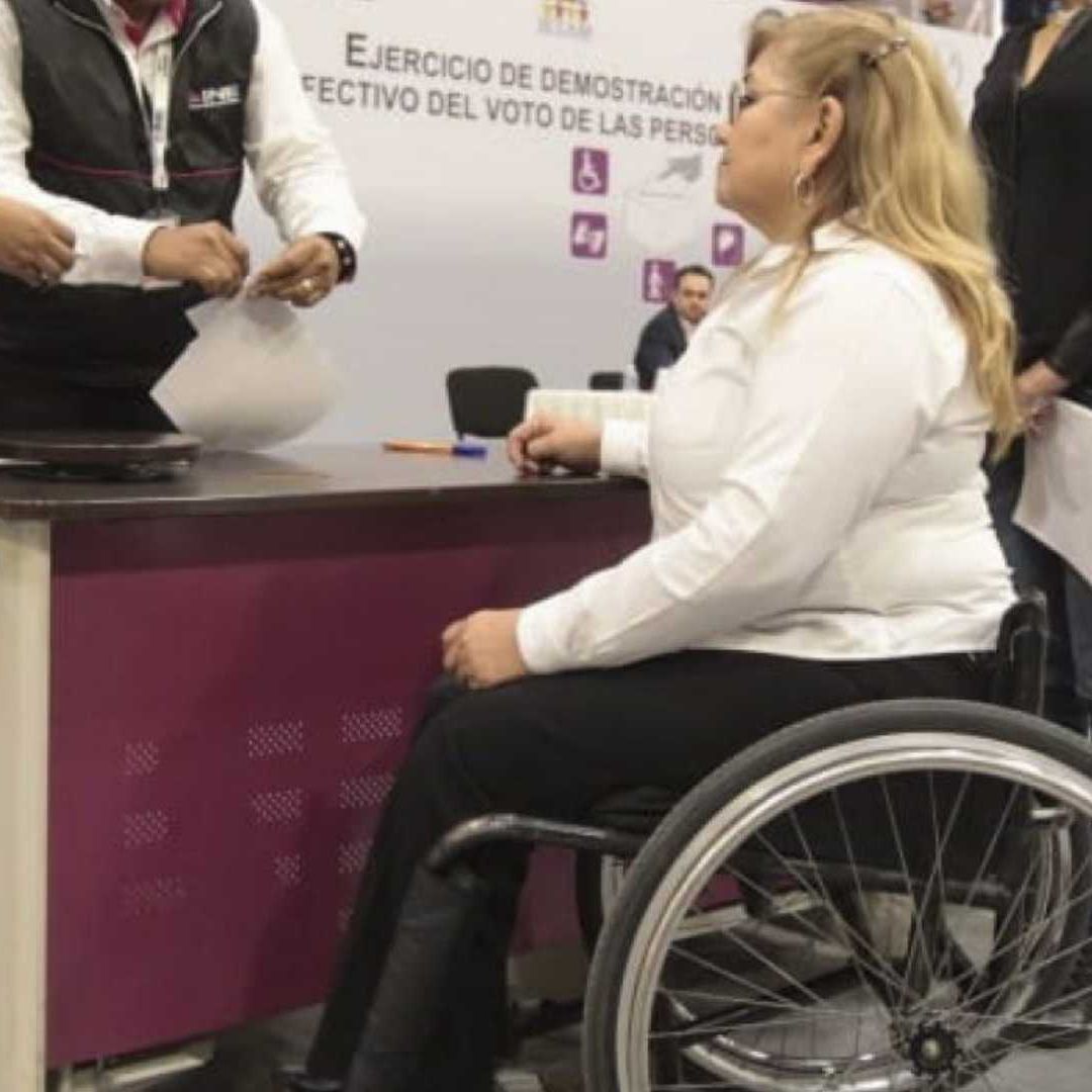voto anticipado para personas con discapacidad