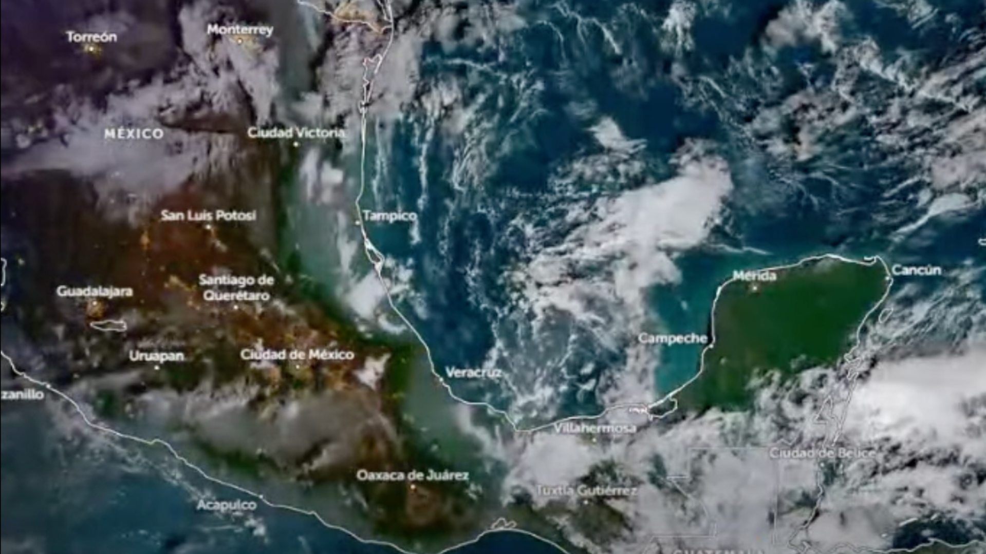 Se contempla la llegada del frente frío 21 al norte de Veracruz la mañana del próximo lunes 15 de diciembre.