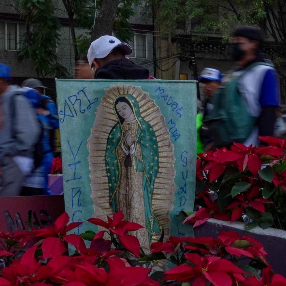 Peregrinos llegan a la Basílica de Guadalupe
