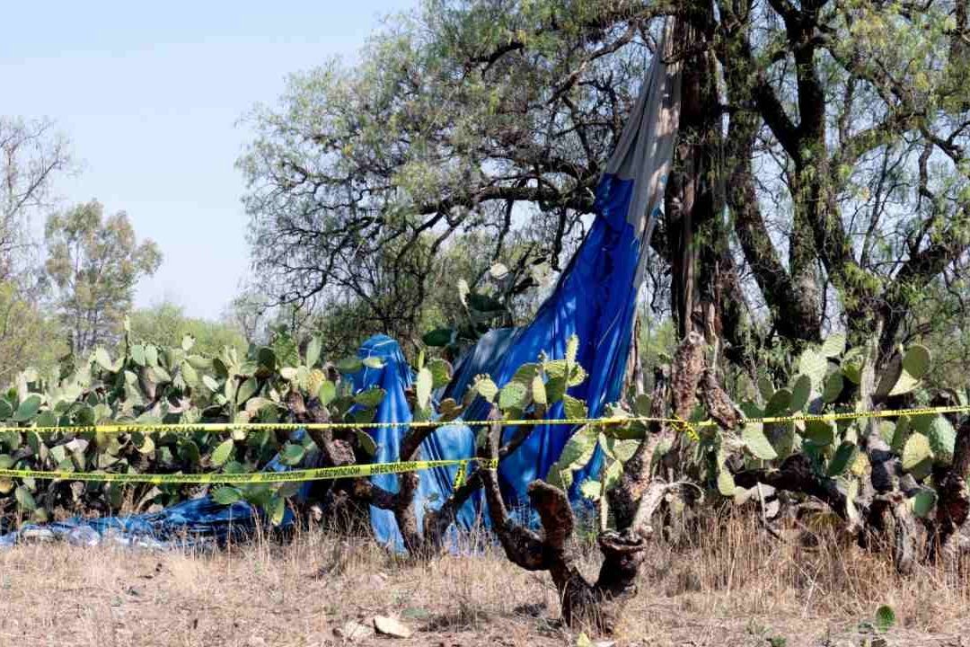 La Policía estatal y Guardia Nacional acudieron al sitio para resguardar el sitio