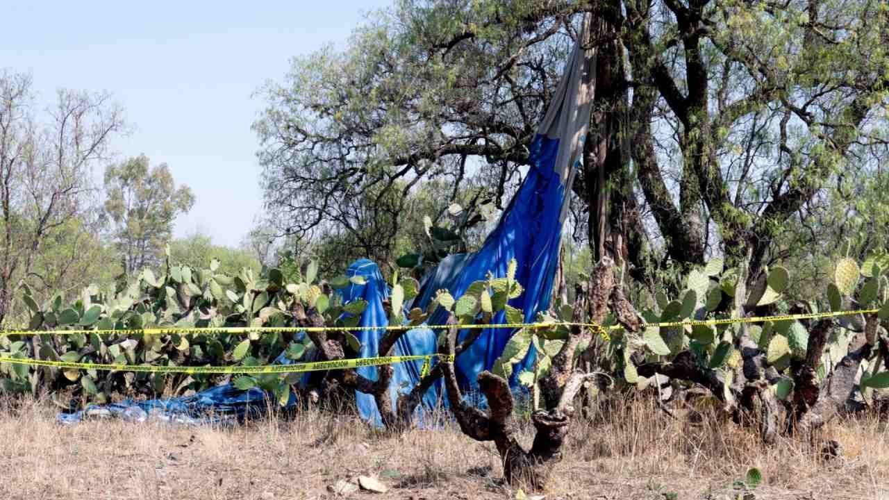 La Policía estatal y Guardia Nacional acudieron al sitio para resguardar el sitio