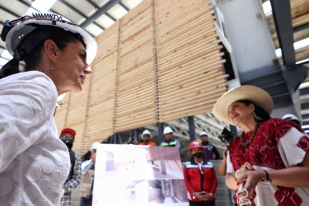 Sheinbaum celebra avances de la nueva Cineteca Nacional